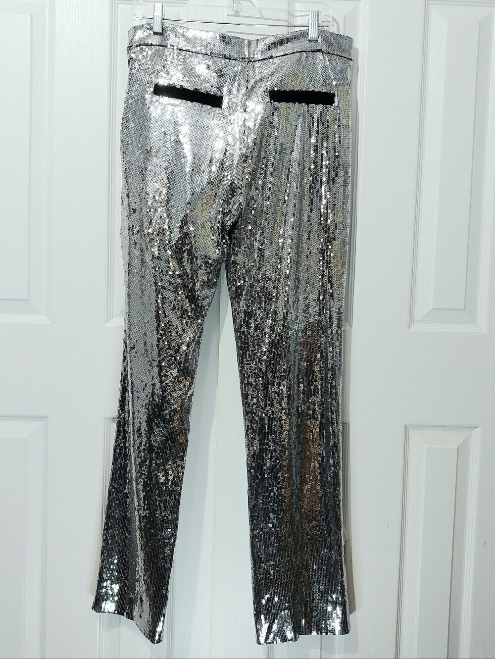 RtA Dillon Sequin Straight Leg Pants, Size S - Picture 4 of 9